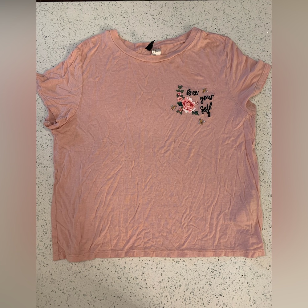 “Bee Your Self” cropped TShirt